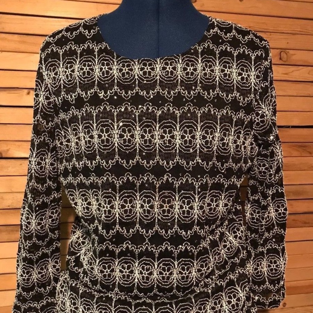 Brittany Dressy Sequined Top (B7)
